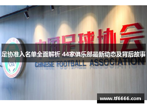 足协准入名单全面解析 44家俱乐部最新动态及背后故事